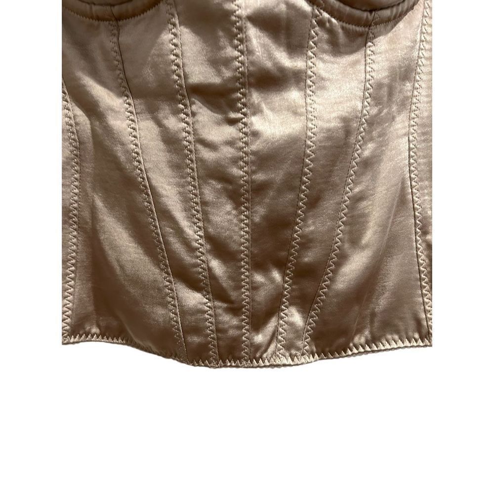 House OF CB Sweetheart Neck Bustier Top Women's Chantal Sand Size Large - Picture 5 of 13